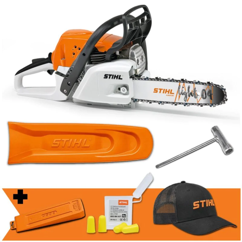 Zestaw Stihl MS 231 + Klin + Zatyczki do uszu + Czapka Stihl Zestaw Stihl MS 231 + Klin + Zatyczki do uszu + Czapka Stihl