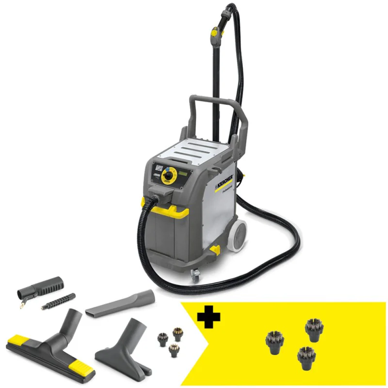 Zestaw Karcher SGV 8/5 Classic + Zestaw szczoteczek ze stali nierdzewnej