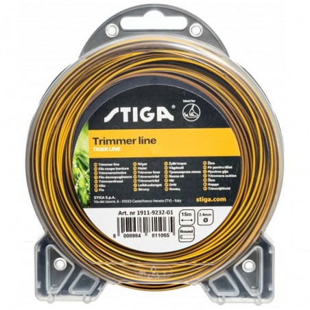 Żyłka tnąca Tiger okrągła 2,4mm x 15m Stiga