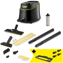 Zestaw Karcher SC 3 Deluxe Anniversary Edition + Szczotki szczelinowe + Nakładka do odświeżania dywanów