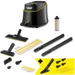 Zestaw Karcher SC 3 Deluxe Anniversary Edition + Szczotki szczelinowe + Szczotka do fug XXL + Listwy szczotkowe