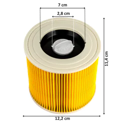 Zestaw materiałów eksploatacyjnych PUREY do KARCHER WD 3 - 20 worków + 2 filtry