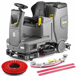 Szorowarka akumulatorowa Karcher B 110 R Bp + D75 (180 obr./min, 950 mm)