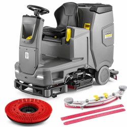 Szorowarka akumulatorowa Karcher B 110 R Bc + D75 (180 obr./min, 950 mm)