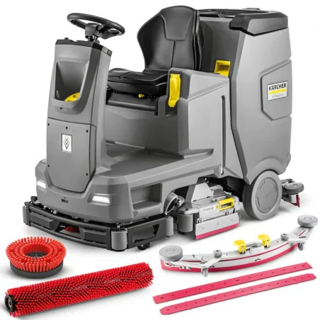 Karcher B 110 R Bc Dose + SSD + R75 Szorowarka samojezdna z fotelem dla operatora (5100 m²/h, 750 mm) - 1.161-411.0