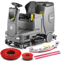 Karcher B 110 R Bc Dose + SSD + D75 Szorowarka samojezdna z fotelem dla operatora (5100 m²/h, 750 mm) - 1.161-412.0