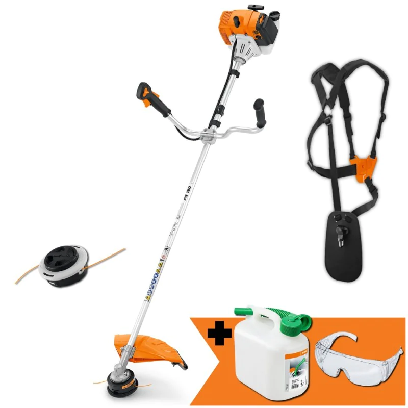 Zestaw Stihl FS 120 + Okulary + Kanister na benzynę