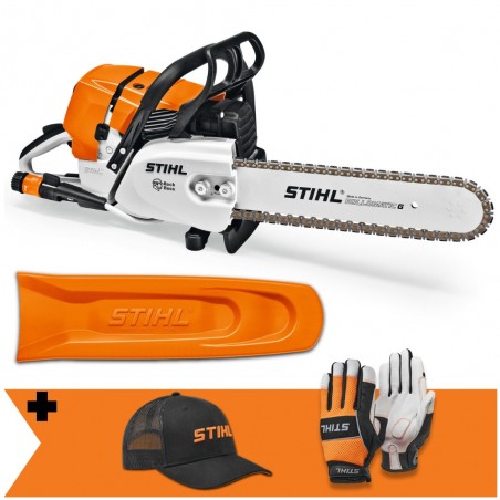 Zestaw Pilarka spalinowa do cięcia rur z żeliwa Stihl GS 461 (4.3 kW, 45 cm, Diamentowy łańcuch)