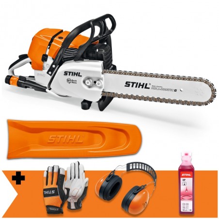 Zestaw Pilarka spalinowa do cięcia rur z żeliwa Stihl GS 461 (4.3 kW, 45 cm, Diamentowy łańcuch)