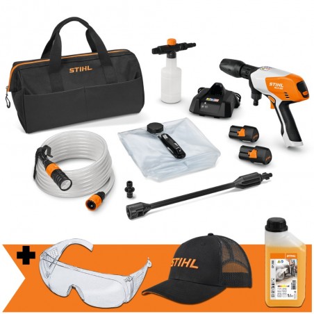 Zestaw Myjka ciśnieniowa akumulatorowa Stihl RCA 20 (2x AS 2 + AL 1)