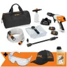 Zestaw ze Środkiem czyszczącym - 1 litr + Okulary ochronne Stihl + Oryginalna czapka z daszkiem Stihl