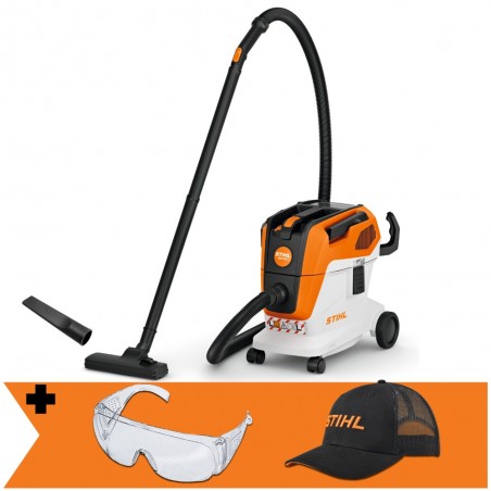 Zestaw Odkurzacz warsztatowy akumulatorowy Stihl SEA 60 L (450W, 12l)