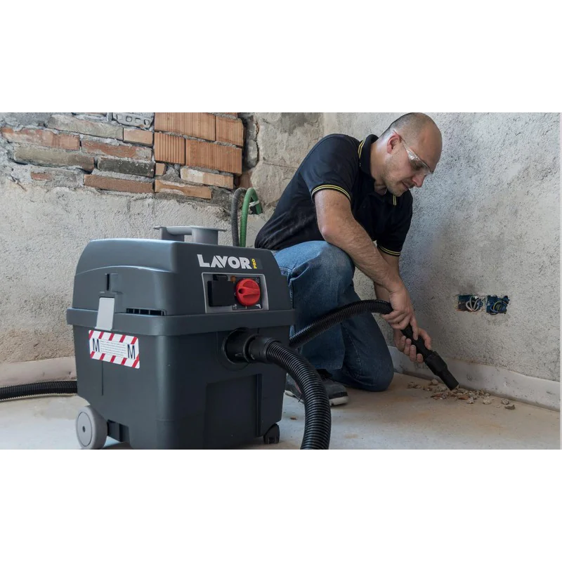 Lavor Pro Worker EM Odkurzacz budowlano-warsztatowy (1400 W, 30 l, klasa M) - 40041-00016