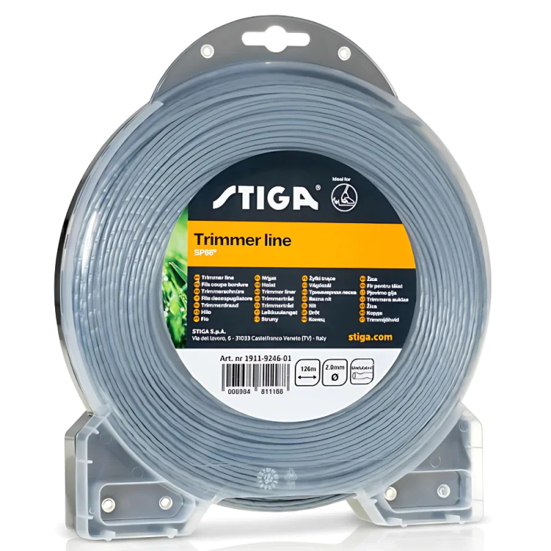 Żyłka tnąca Stiga SP66 okrągła karbowana 2,0mm x 126m - 1911-9246-01