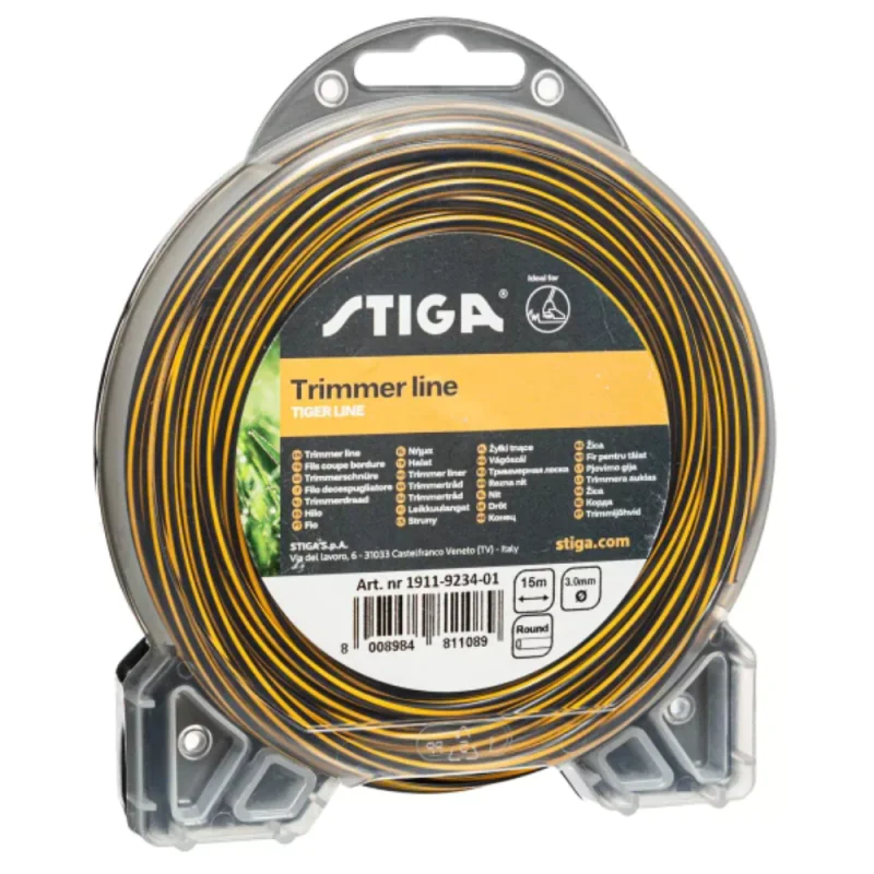 Żyłka tnąca do kosy Stiga Tiger okrągła 3,0mm x 15m - 1911-9234-01
