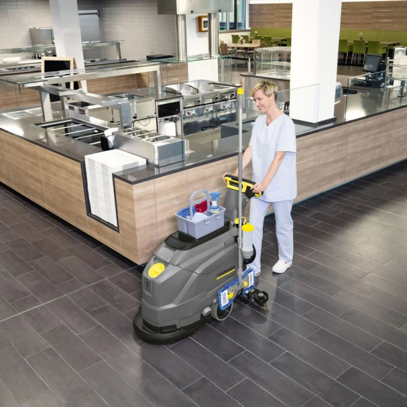 Pady do szorowarki Karcher BD/BDS, średnio-miękkie, zielone (432 mm, 5 szt.) - 6.369-472.0