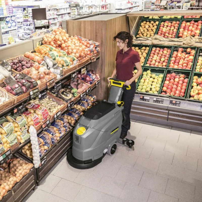 Pady do szorowarki Karcher BD/BDS, średnio-miękkie, zielone (432 mm, 5 szt.) - 6.369-472.0