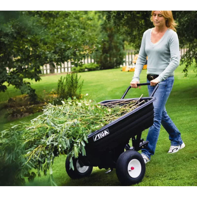 Przyczepka Combi do traktorów ogrodowych STIGA (180 l, 75 kg) - 13-0952-12 Przyczepka Combi do traktorów ogrodowych STIGA (180 l, 75 kg) - 13-0952-12