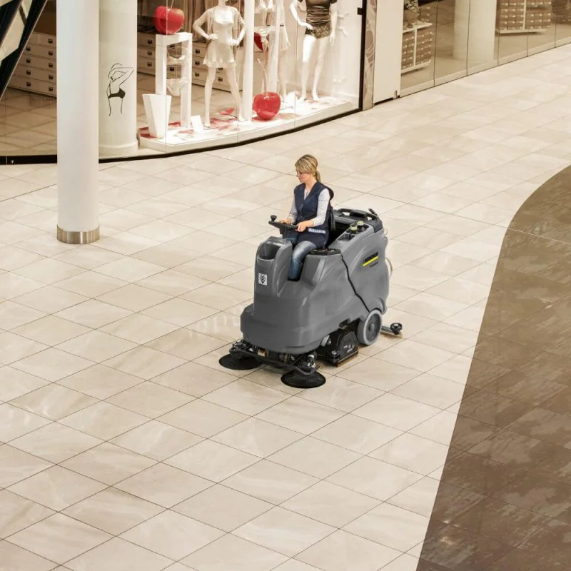 Karcher B 150 R + D 75 Szorowarka samojezdna z fotelem dla operatora (4500 m²/h, 750 mm) - 1.246-050.2