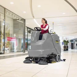 Karcher B 150 R + D 75 Szorowarka samojezdna z fotelem dla operatora (4500 m²/h, 750 mm) - 1.246-050.2