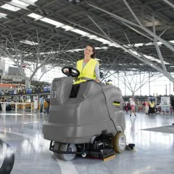 Karcher B 150 R + D 75 Szorowarka samojezdna z fotelem dla operatora (4500 m²/h, 750 mm) - 1.246-050.2