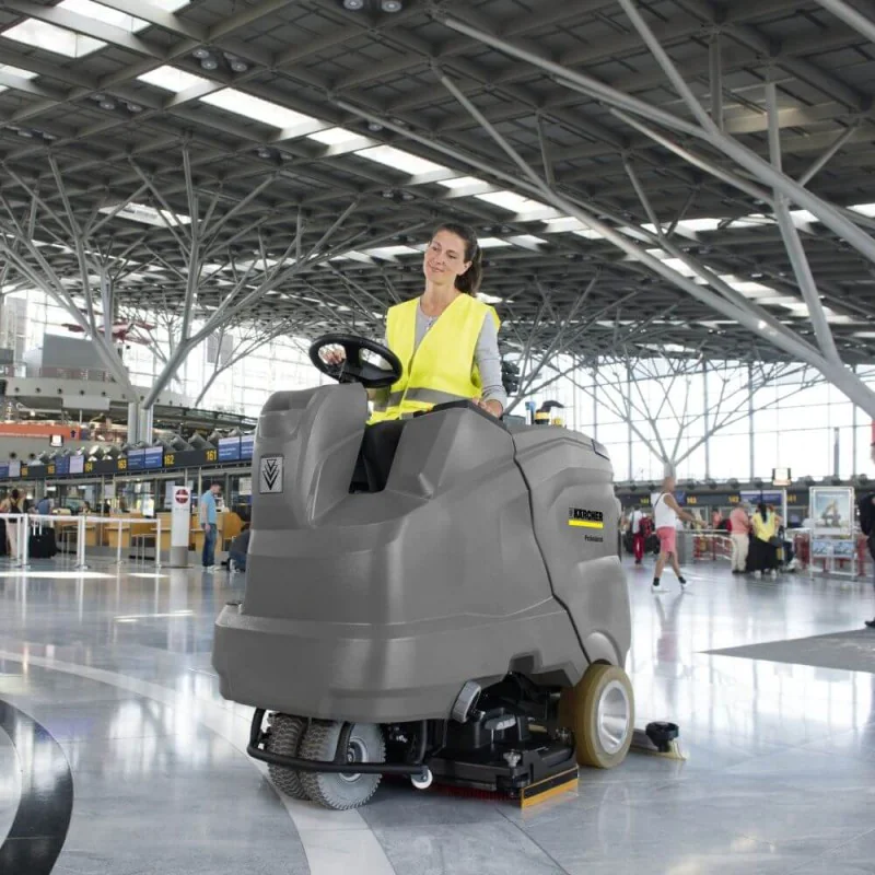 Karcher B 150 R + D 75 Szorowarka samojezdna z fotelem dla operatora (4500 m²/h, 750 mm) - 1.246-050.2
