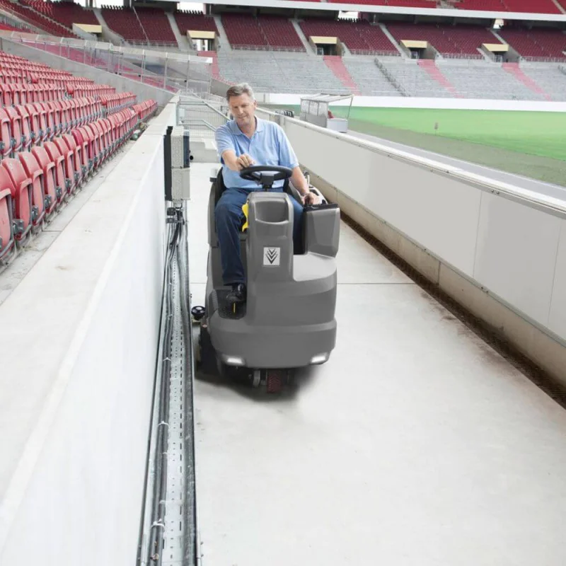 Karcher B 150 R + D 75 Szorowarka samojezdna z fotelem dla operatora (4500 m²/h, 750 mm) - 1.246-050.2