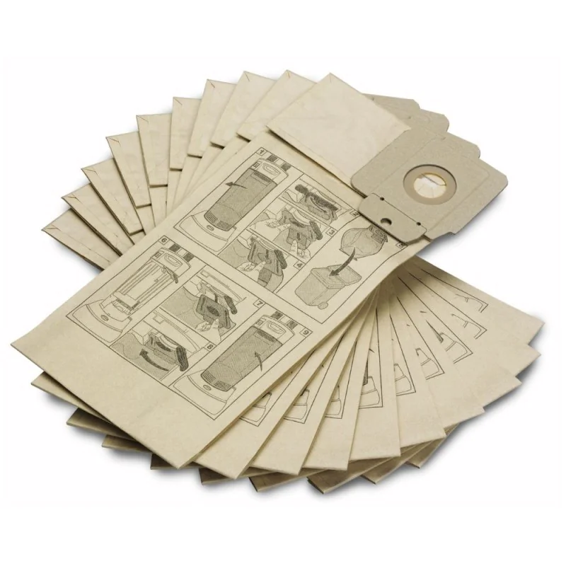 Papierowe Worki Filtracyjne Karcher Do CV (10 szt.) - 6.904-294.0
