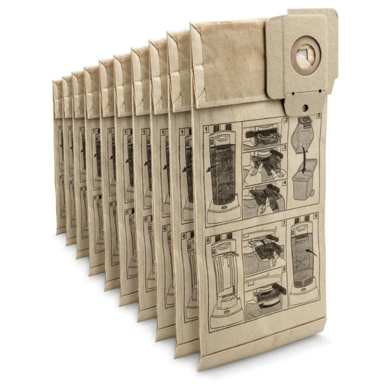 Papierowe Worki Filtracyjne Karcher Do CV (10 szt.) - 6.904-294.0