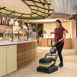 Pad walcowy na tulei do szorowarek Karcher BR 40, twardy, zielony (400 mm) - 6.369-725.0