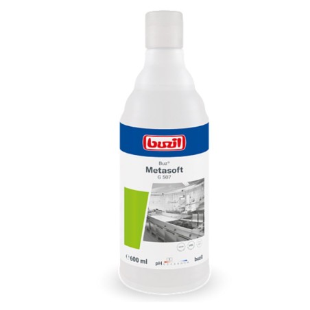 Buzil Buz Metasoft G 507 (600 ml, pH 3) Gotowy do użycia środek do czyszczenia stali nierdzewnej