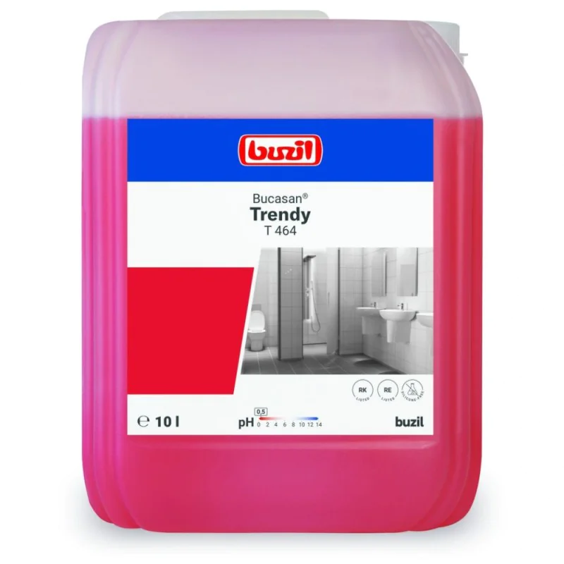 Buzil Bucasan Trendy G 464 (10 litrów, pH 0.5) Środek do pielęgnacji sanitariatów na bazie kwasu amidosulfonowego