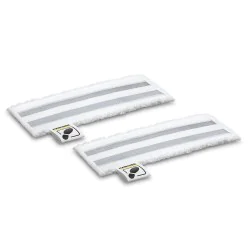 Szorstkie ściereczki podłogowe z mikrofibry do dyszy EasyFix do parownic Karcher SC1 - SC5 (2 szt.) - 2.863-309.0