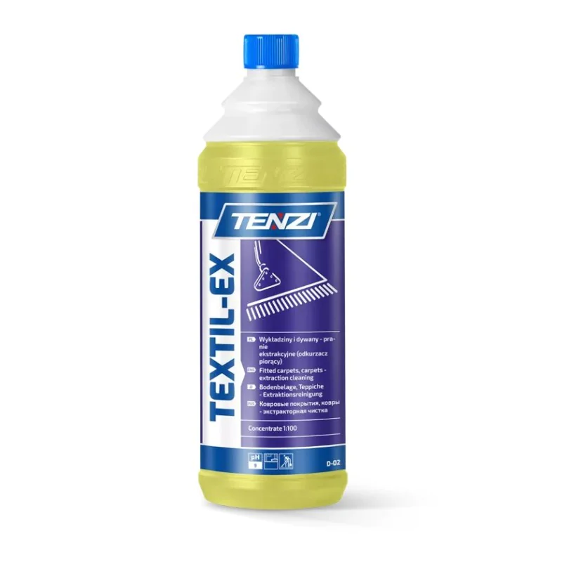 Płyn do prania dywanów tapicerki wykładzin TENZI Textil-Ex - 1L