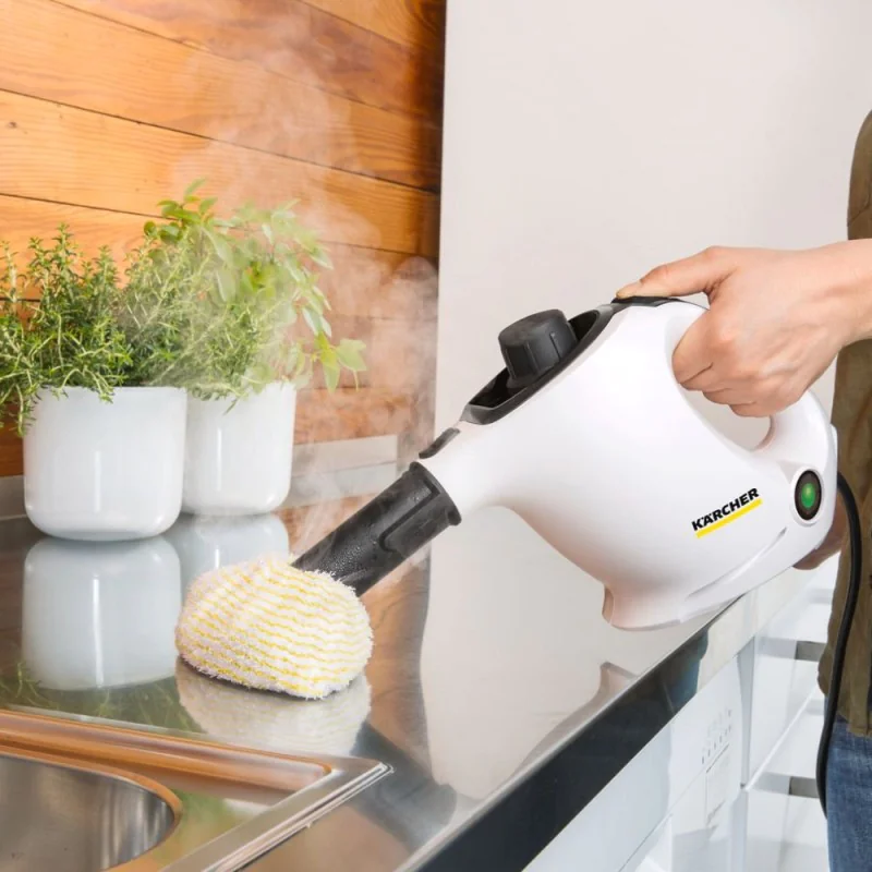 Karcher SC 1 Plus Parownica, mop parowy (1200 W, 3 bar, 20 m²) - 1.516-400.0