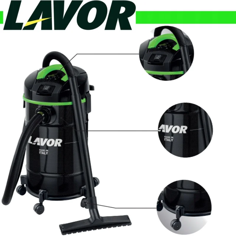 Uniwersalny odkurzacz przemysłowy Lavor CF 30 EM (1400 W, 30 l) OUTLET