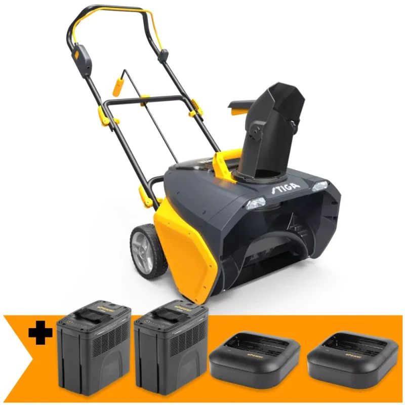Zestaw Odśnieżarka Akumulatorowa Stiga ST 700e + 2x Akumulator + Ładowarka
