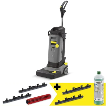 Zestaw Szorowarka Kompaktowa Karcher BR 30/4 C + Belka ssąca + Płyn do posadzek