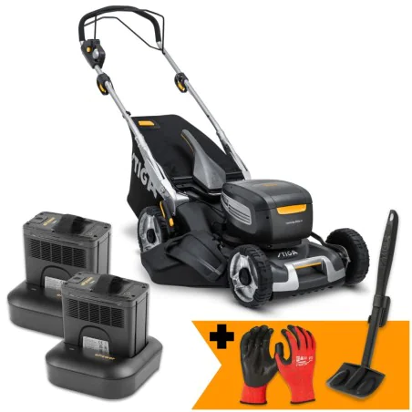 Zestaw Kosiarka Akumulatorowa Stiga Twinclip 950e V + Rękawice + Skrobak