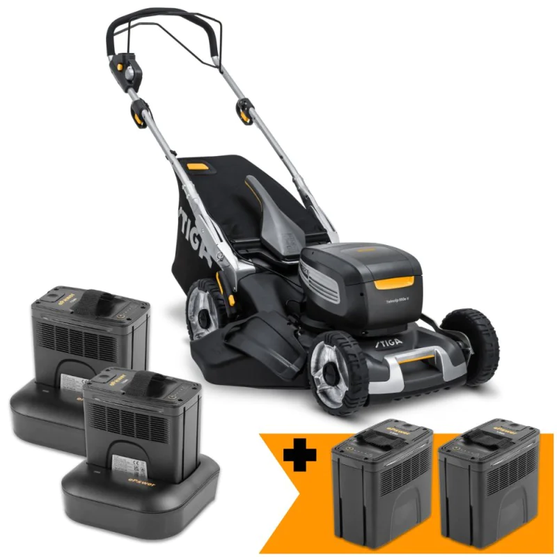 Zestaw Stiga Twinclip 950e V + 2x Akumulator 7.5 Ah