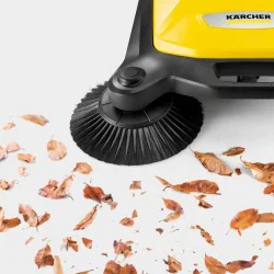 Karcher S 4 Twin 2in1 Zamiatarka ręczna do kostki, piasku, liści (2400 m²/h, 680 mm, 20 l) - 1.766-365.0