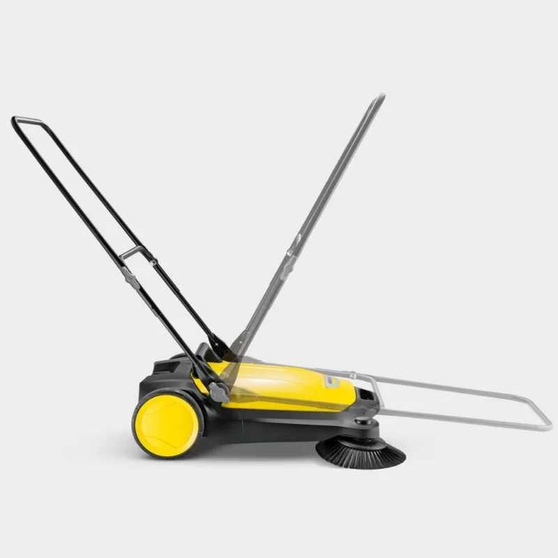 Karcher S 4 Twin 2in1 Zamiatarka ręczna do kostki, piasku, liści (2400 m²/h, 680 mm, 20 l) - 1.766-365.0