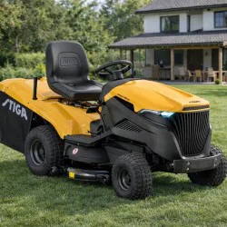 Zestaw Stiga Estate 7102 W + Przyczepka max. 225 kg + Kanister + 2x Olej