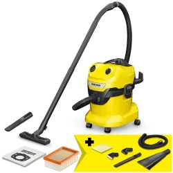 Zestaw Karcher WD 4 V-20/5/22 + Akcesoria do odkurzania samochodów