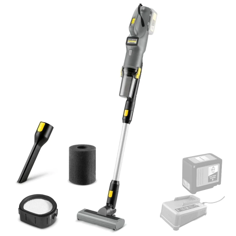 Zestaw Karcher LVS 1/2 Bp + Akumulator 6 Ah + Szybka ładowarka