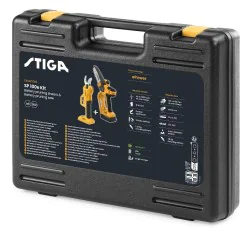 STIGA SP 100e Zestaw: Sekator + Pilarka + Akumulator + Ładowarka (20 V) 257122001/ST1