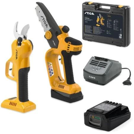 STIGA SP 100e Zestaw: Sekator + Pilarka + Akumulator + Ładowarka (20 V) 257122001/ST1