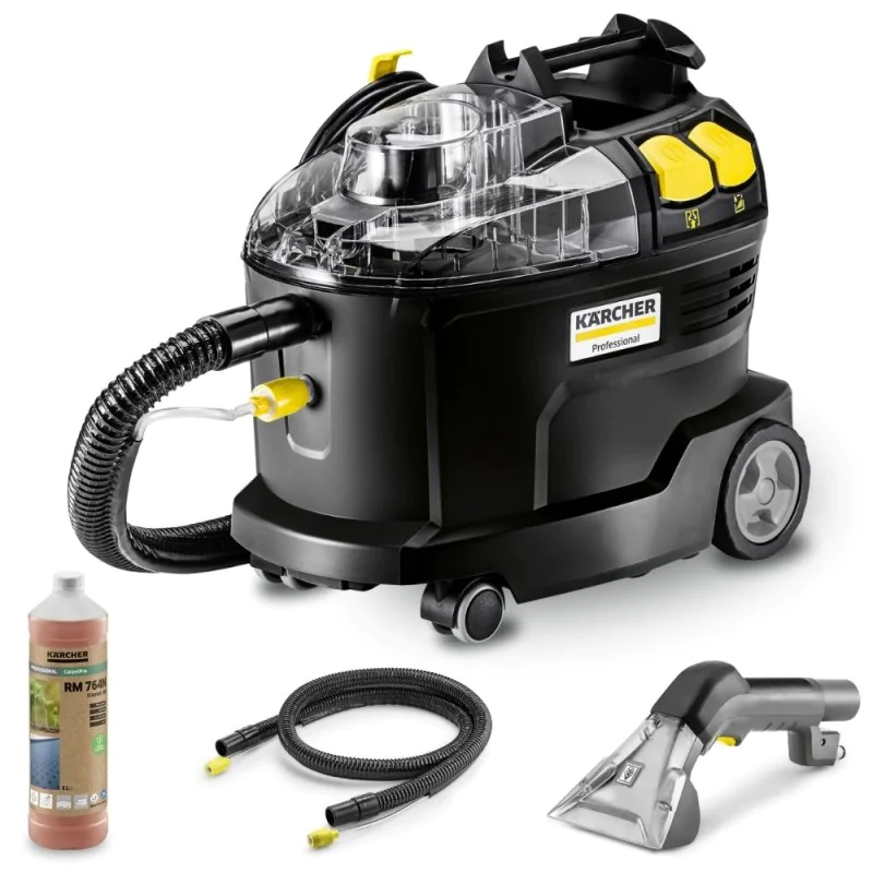 Zestaw Karcher Puzzi 8/1 Re!Plast + Środek czyszczący RM 770