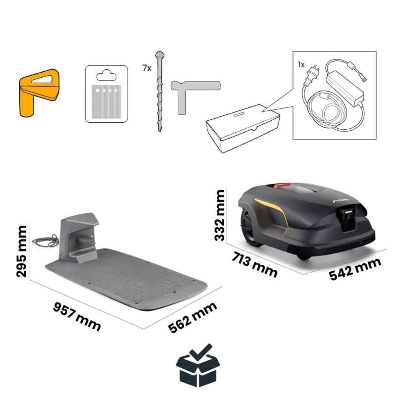 Stiga A 50v VISTA AI Robot koszący autonomiczny (5000 m², 210 min. 10 Ah) - 2R9113028/ST1