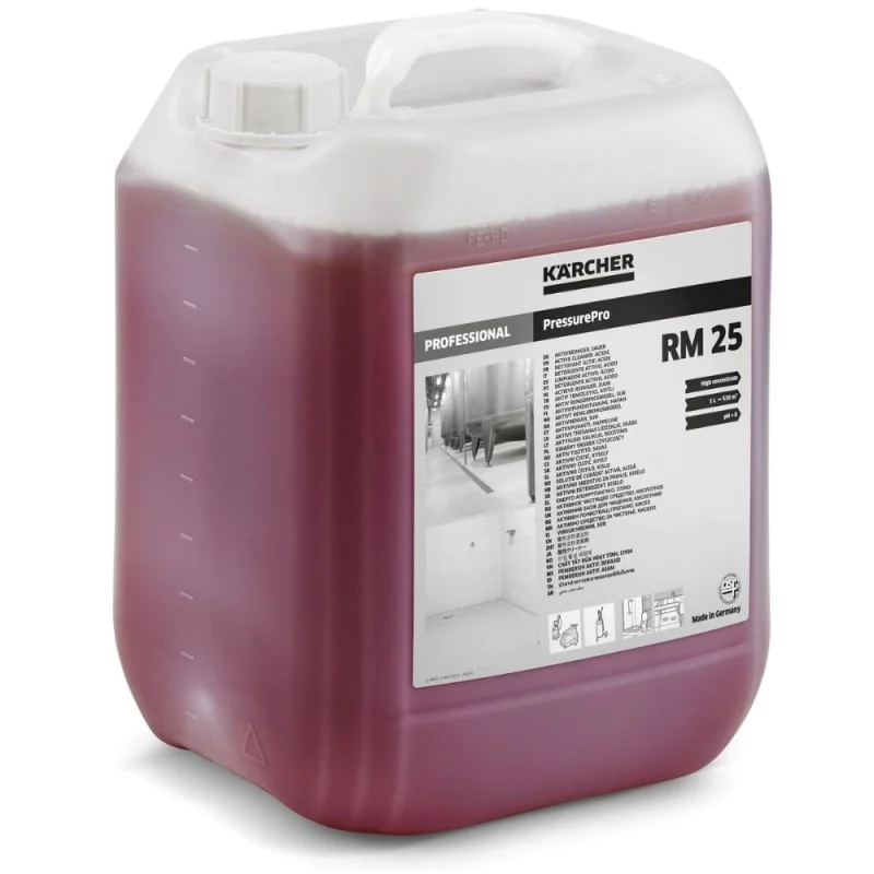 Karcher RM 25 ASF Aktywny środek w koncentracie, kwaśny (10l, ph 0,2) - 6.295-113.0